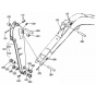 Dipper Arm Assembly for Kubota KX101 Mini Excavator