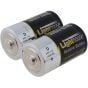 Alkaline Batteries D LR20 14800mAh Pack of 2 by Lighthouse - LR20