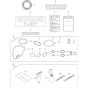 Tools, Label and Gasket Set Assembly for Yanmar L48AE Engine