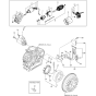 Starting Motor and Dynamo Assembly for Yanmar L48N-S (Mixer) Engine