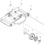 Cutting Deck Assembly for Husqvarna LB146i Consumer Lawn Mower