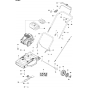 Complete Product Assembly for Husqvarna LB246PI Consumer Lawn Mower