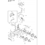 Cutting Deck Assembly for Husqvarna LB248S Consumer Lawn Mower