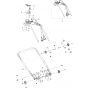 Handle Assembly for Husqvarna LC 141iV Lawn Mowers