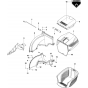 Bagger Assembly for Husqvarna LC 148VE Lawn Mowers