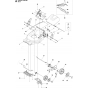 Mower Deck / Cutting Deck Assembly for Husqvarna LC 247SP Lawn Mowers