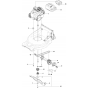 Engine Assembly for Husqvarna LC 347VI Lawn Mowers