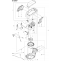 Motor Assembly for Husqvarna LC 347VLi Lawn Mowers