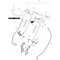 Handle Assembly for Husqvarna LC 348VI Classic Lawn Mowers