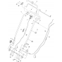 Handle Assembly for Husqvarna LC 353VI Lawn Mowers