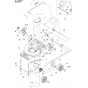 Mower Deck / Cutting Deck Assembly for Husqvarna LC 551SP Lawn Mowers