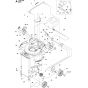 Mower Deck / Cutting Deck Assembly for Husqvarna LC 551VBP Lawn Mowers