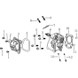 Cylinder Head Assembly for Loncin LC154F-1 with Oil Alarm (87cc, 2.8hp) Twin Series Engine