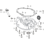 Crankcase Cover Assembly for Loncin LC1P70FA (196cc, 4.8hp) V-Shaft Engine