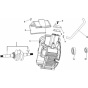 Crankcase Assembly for Loncin LC2000i Generator