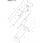 Handle Assembly for Husqvarna LC221AH Lawn Mowers