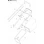 Handle Assembly for Husqvarna LC221R Lawn Mowers