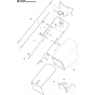 Handle Assembly for Husqvarna LC221RH Lawn Mowers