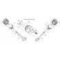 Crankshaft, Connecting Rod Assembly for Loncin LC2V78F-1 (678cc, 19.7hp) Twin Series Engine