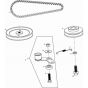 Closing Wheel, Strap Assembly for Loncin LC360 Tiller