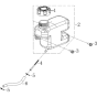 Fuel Tank Assembly for Loncin LC360 Tiller