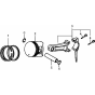 Piston/Connecting Rod Assembly for Loncin LC5000-F Generator