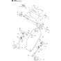 Handle Assembly for Husqvarna LC53 EE Consumer Lawn Mower