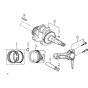 Crankshaft/Piston Assembly for Loncin LC750 Tiller