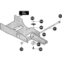 Chassis / Frame Assembly for Husqvarna LE309 Wheeled Edger