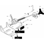 Blade Drive & Depth Control Assembly for Husqvarna LE389 Wheeled Edger