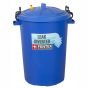 80 Litre Reservoir Bin c/w Carry handles and Lid with connector for hose