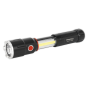 Aluminium Torch 5W XPG CREE + 3W COB LED Sliding Sealey Part No. LED058