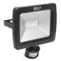 Floodlight with Wall Bracket & PIR Sensor 50W SMD LED 230V Sealey Part No. LED088