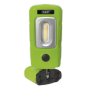 Rechargeable 360Deg. Inspection Lamp 2W COB + 1W LED Green Lithium-Polymer Sealey Part No. LED3601G