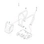 Engine Plate Assembly for Husqvarna LF 130 LT (Petrol) Compactor