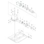 Ground Plate Assembly for Husqvarna LF 160 (Diesel) Compactor