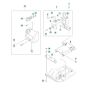 Engine Plate Assembly for Husqvarna LF 60 LAT Compactor