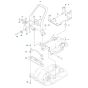 Engine Plate Assembly for Husqvarna LF 60i Compactor