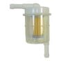 90 Degree Plastic Fuel Filter with 8mm Pipe Inlet / Outlet