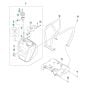 Engine Plate, Water Tank Assembly for Husqvarna LF 80 LAT Compactor