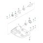 Ground Plate Assembly for Husqvarna LFV 100 D Compactor