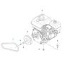 Engine Assembly for Husqvarna LFV 60 Compactor