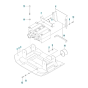 Ground Plate Assembly for Husqvarna LG 164 Petrol Reversible Compactor