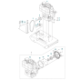 Engine Assembly for Husqvarna LG 200 Reversible Compactor