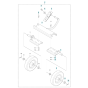 Transport Assembly for Husqvarna LG 204 Diesel Reversible Compactor