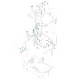 Frame Assembly for Husqvarna LG 204 Petrol Reversible Compactor