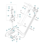 Hydraulic System Assembly for Husqvarna LG 204 Petrol Reversible Compactor