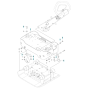 Engine Plate Assembly for Husqvarna LG 204 Petrol Reversible Compactor