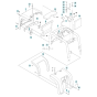 Frame Assembly for Husqvarna LG 300 Diesel Reversible Compactor