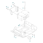 Ground Plate Assembly for Husqvarna LG 300 Diesel Reversible Compactor